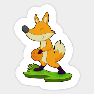 Fox Basketball player Basketball Sticker